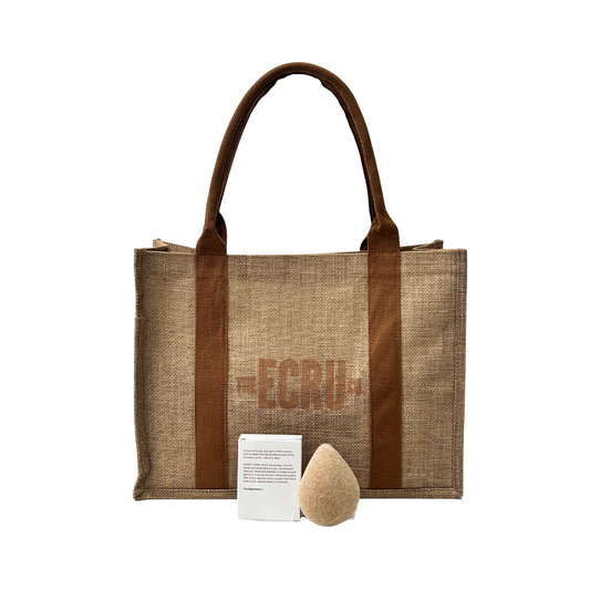 WALNUT SEED AND KONJAC SPONGE + TOTE