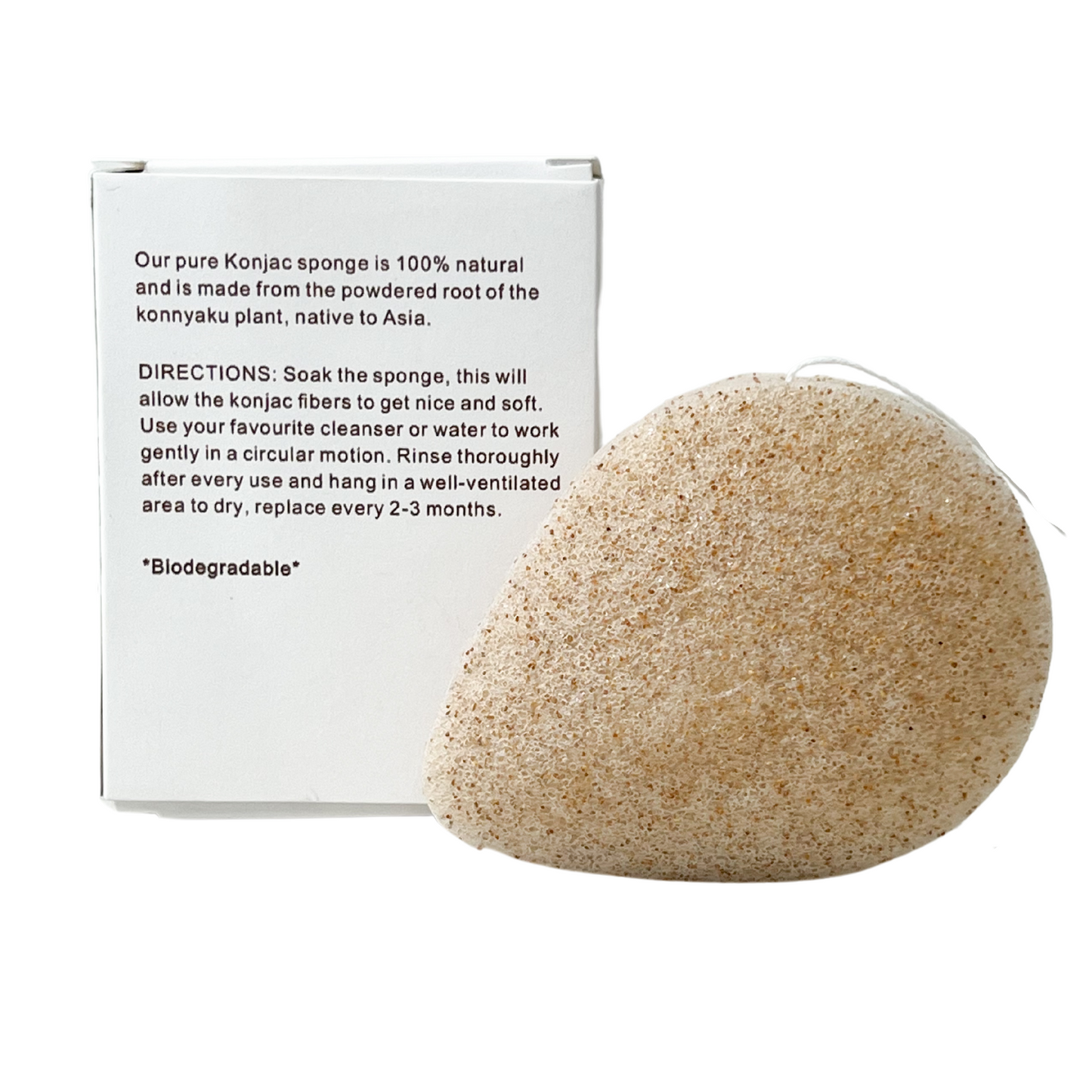 WALNUT SEED AND KONJAC SPONGE + TOTE